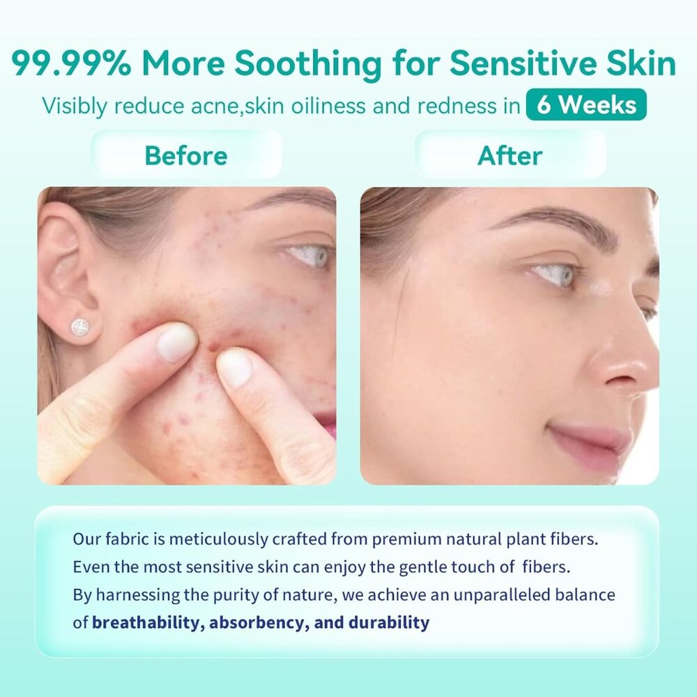 Hypoallergenic 10"x12" Disposable Face Towels - Perfect for Travel & Daily Use - Picture 5 of 9
